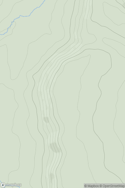 Thumbnail image for Holway Hill showing contour plot for surrounding peak