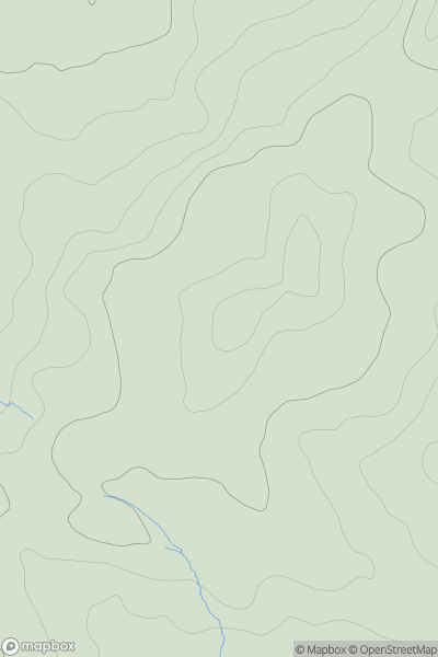 Thumbnail image for Milverton Heath showing contour plot for surrounding peak