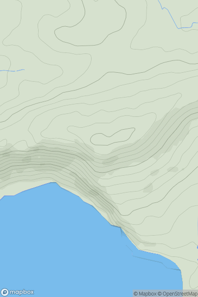 Thumbnail image for Tyneham Cap showing contour plot for surrounding peak