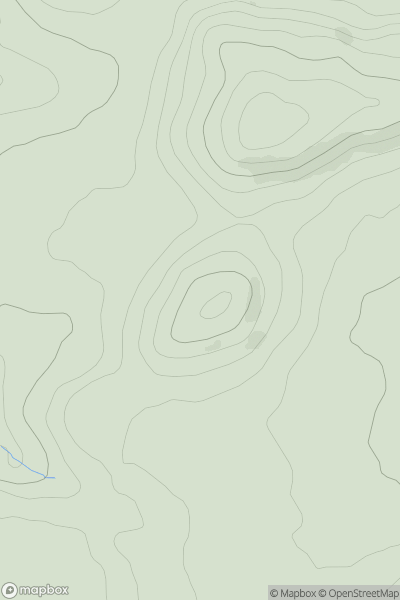 Thumbnail image for Winsbury Hill showing contour plot for surrounding peak
