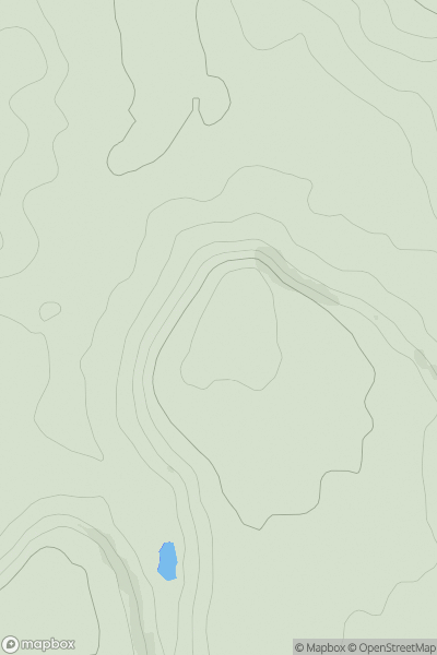 Thumbnail image for Ansty Hill showing contour plot for surrounding peak