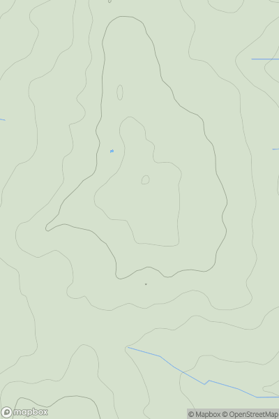 Thumbnail image for Pitfield Hill showing contour plot for surrounding peak