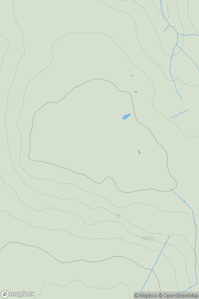 Thumbnail image for Redlynch Hill showing contour plot for surrounding peak