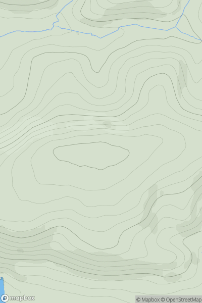 Thumbnail image for Saunton Down showing contour plot for surrounding peak