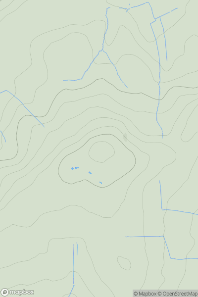 Thumbnail image for Honeycombe Tout showing contour plot for surrounding peak