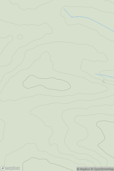 Thumbnail image for Alswear Hills showing contour plot for surrounding peak