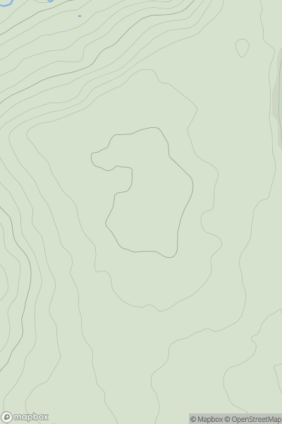 Thumbnail image for Hayes Wood Hill showing contour plot for surrounding peak