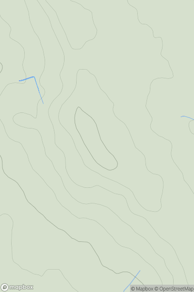 Thumbnail image for Toomer Hill showing contour plot for surrounding peak