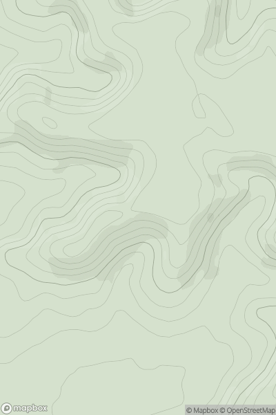 Thumbnail image for South Warren Hill showing contour plot for surrounding peak