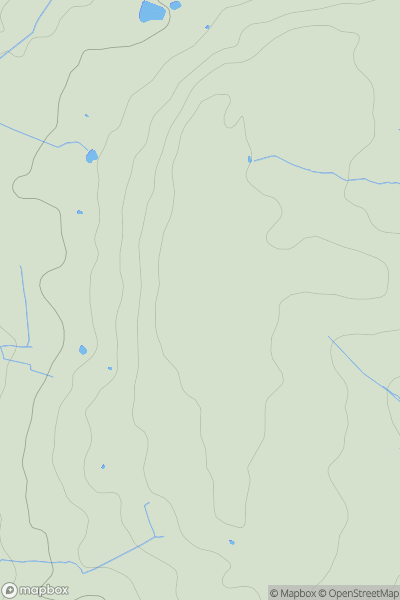 Thumbnail image for Holt Hill showing contour plot for surrounding peak