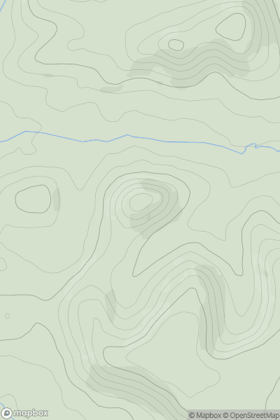 Thumbnail image for Boarsbarrow Hill showing contour plot for surrounding peak