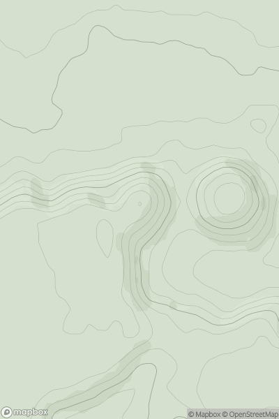 Thumbnail image for Hedgecock Hill showing contour plot for surrounding peak