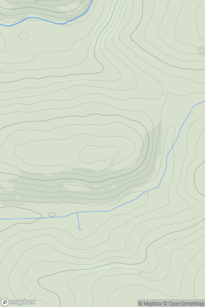 Thumbnail image for Goodleigh Hill showing contour plot for surrounding peak