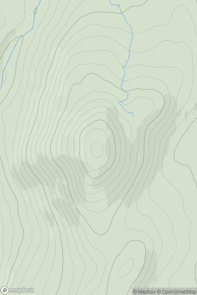 Thumbnail image for White Meldon showing contour plot for surrounding peak