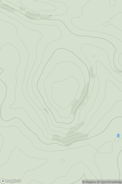 Thumbnail image for Worminster Sleight showing contour plot for surrounding peak
