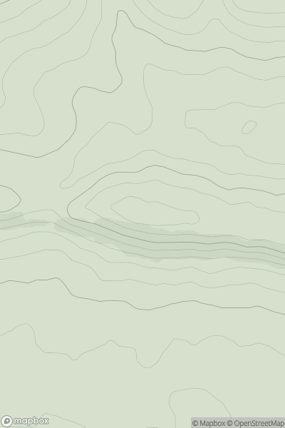 Thumbnail image for Friar Waddon Hill showing contour plot for surrounding peak