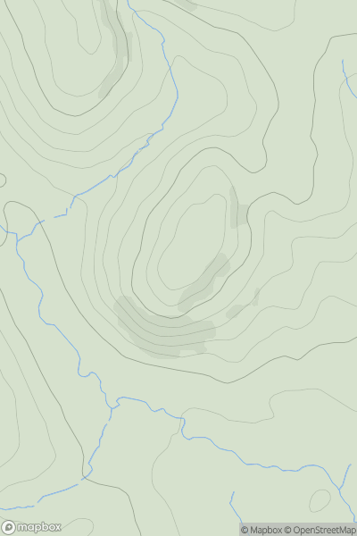 Thumbnail image for Woodend Park showing contour plot for surrounding peak