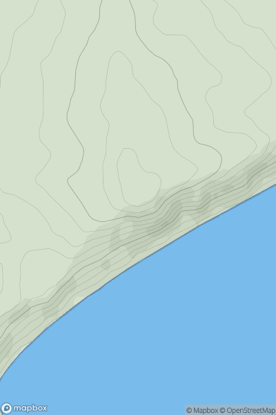 Thumbnail image for West Down Beacon showing contour plot for surrounding peak