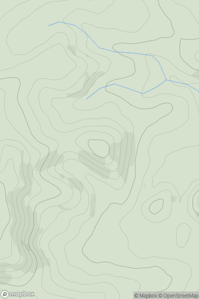 Thumbnail image for Colmer's Hill showing contour plot for surrounding peak