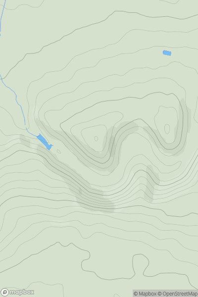 Thumbnail image for Rickford Hill showing contour plot for surrounding peak
