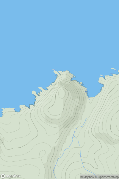 Thumbnail image for Hillsborough showing contour plot for surrounding peak