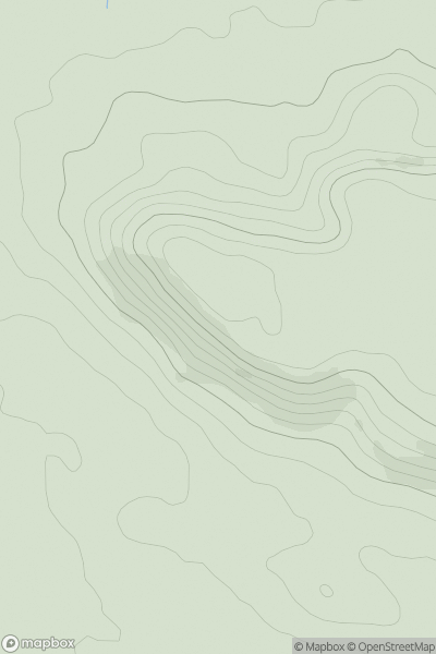 Thumbnail image for Launcherly Hill showing contour plot for surrounding peak