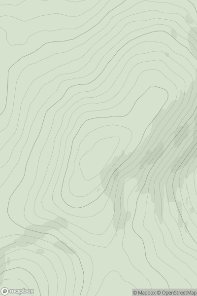 Thumbnail image for Meigle Hill showing contour plot for surrounding peak