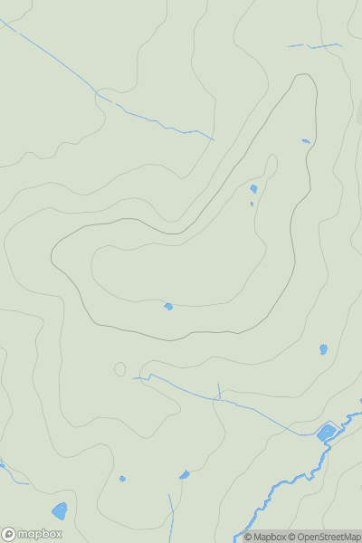Thumbnail image for Bleax Hill showing contour plot for surrounding peak
