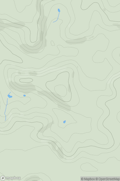 Thumbnail image for Hocker's Hill showing contour plot for surrounding peak