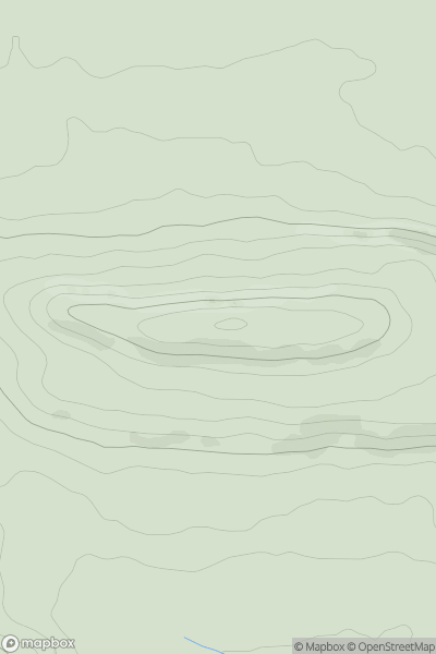 Thumbnail image for Banwell Hill showing contour plot for surrounding peak