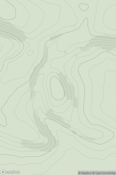 Thumbnail image for Chalbury showing contour plot for surrounding peak