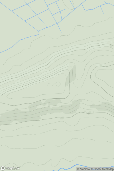 Thumbnail image for Tickenham Hill showing contour plot for surrounding peak
