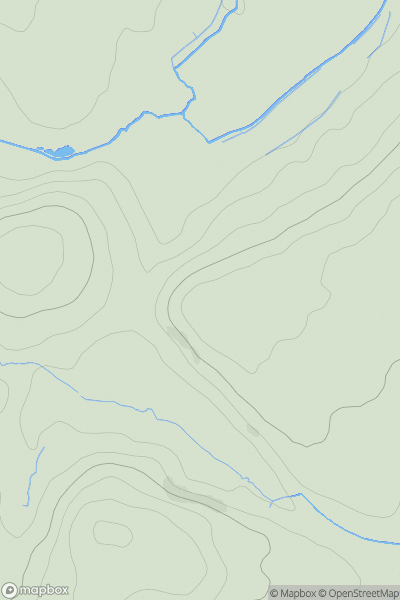 Thumbnail image for Muse Hill showing contour plot for surrounding peak