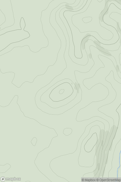 Thumbnail image for Hincknowle Hill showing contour plot for surrounding peak