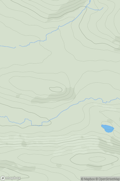 Thumbnail image for Swimbridge Hill showing contour plot for surrounding peak