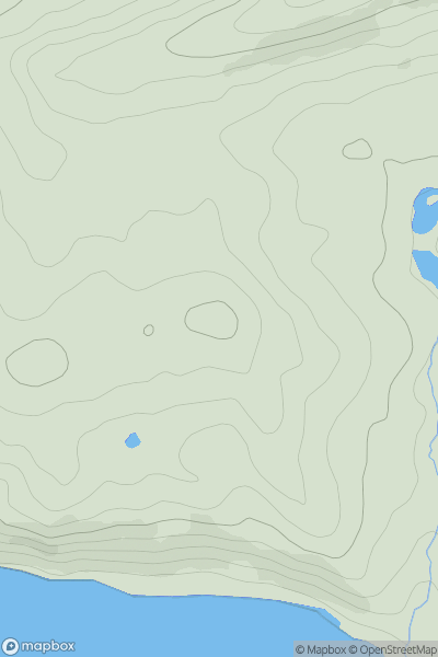 Thumbnail image for Sandy Barrow showing contour plot for surrounding peak