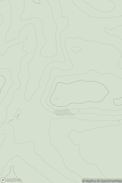 Thumbnail image for Fairy Hill showing contour plot for surrounding peak