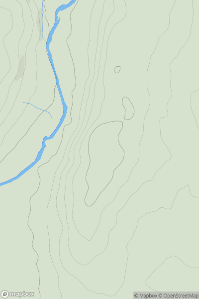 Thumbnail image for Mutterton Hill showing contour plot for surrounding peak