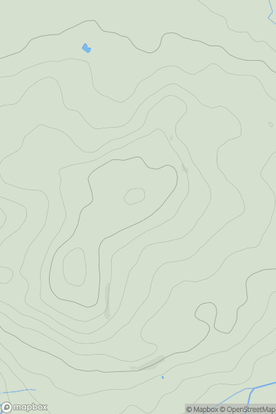 Thumbnail image for Bower Wood showing contour plot for surrounding peak