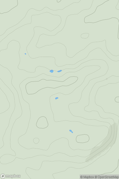 Thumbnail image for Charborough Tower showing contour plot for surrounding peak