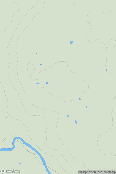 Thumbnail image for Cox Hill showing contour plot for surrounding peak