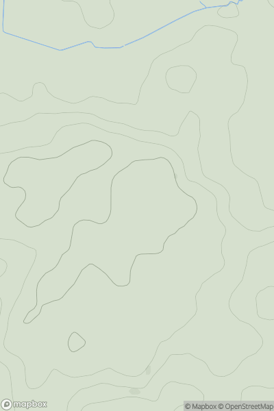 Thumbnail image for Pistle Down showing contour plot for surrounding peak