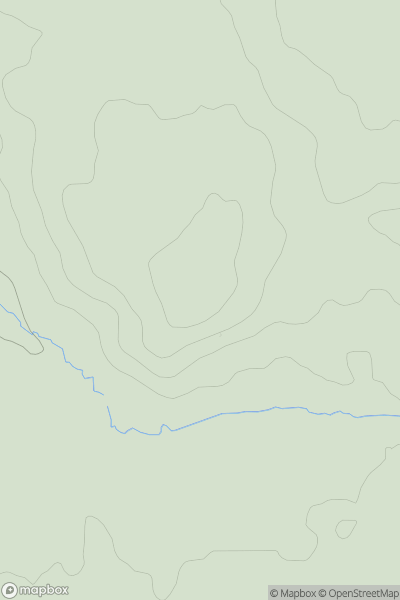 Thumbnail image for Crondle Hill showing contour plot for surrounding peak