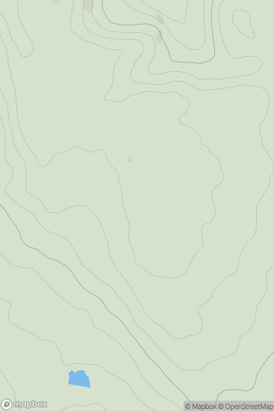 Thumbnail image for Kingsdon Hill showing contour plot for surrounding peak