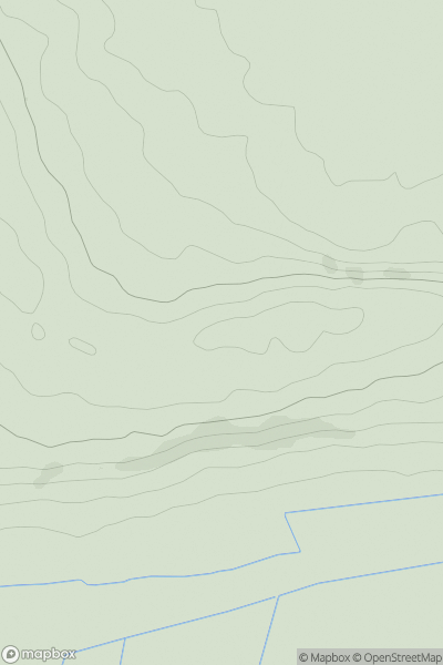 Thumbnail image for Mudgley Hill showing contour plot for surrounding peak