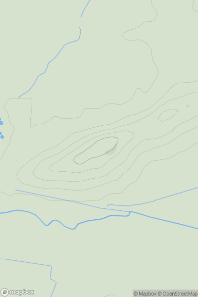 Thumbnail image for Wearyall Hill showing contour plot for surrounding peak