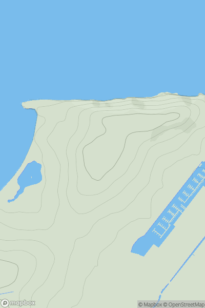 Thumbnail image for Wood Hill Park showing contour plot for surrounding peak