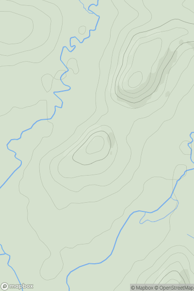 Thumbnail image for Coneygar Hill showing contour plot for surrounding peak
