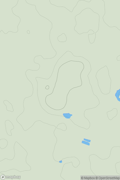 Thumbnail image for Trigon Hill showing contour plot for surrounding peak