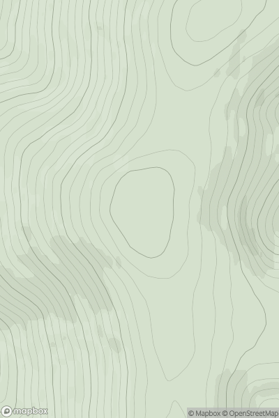 Thumbnail image for Fifescar Knowe showing contour plot for surrounding peak